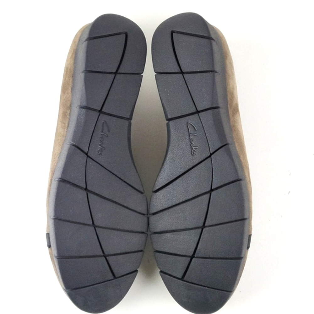 Clarks Artisan Daelyn Hill Suede Leather  Tan & Black Platform Low Wedge… - Picture 10 of 16